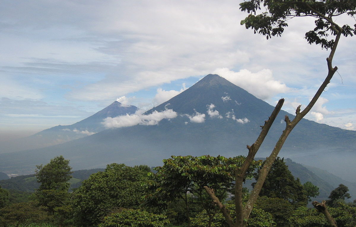 Guatemala vulkán