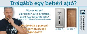 Drágább egy beltéri ajtó?